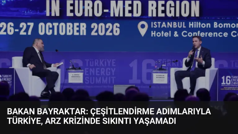 Bakan Bayraktar: Çeşitlendirme Adımlarıyla Türkiye, Arz Krizinde Sıkıntı Yaşamadı
