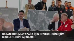 Bakan Kurum Ayazağa için kentsel dönüşüm seçeneklerini açıkladı