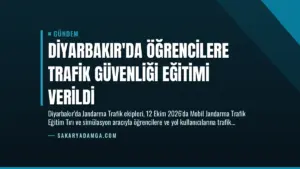 Diyarbakır’da Öğrencilere Trafik Güvenliği Eğitimi Verildi