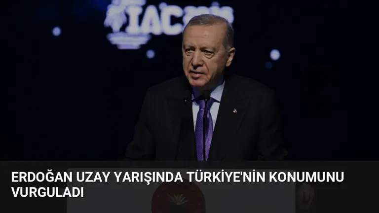 Erdoğan Uzay Yarışında Türkiye’nin Konumunu Vurguladı