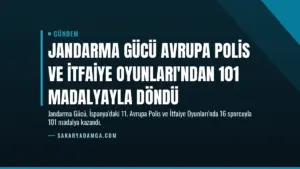 Jandarma Gücü Avrupa Polis ve İtfaiye Oyunları'ndan 101 Madalyayla Döndü