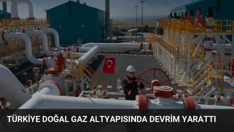 Türkiye Doğal Gaz Altyapısında Devrim Yarattı