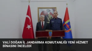 Vali Doğan İl Jandarma Komutanlığı Yeni Hizmet Binasını İnceledi